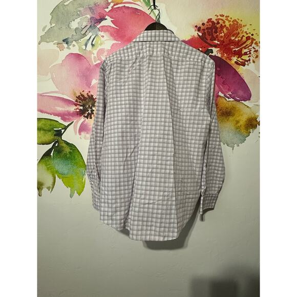 VAN HEUSEN Men's Long Sleeve Button Front Flex Shirt XL - Athletic Fit - 17 1/2 - Picture 5 of 5